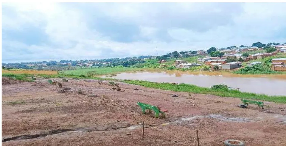 Figure 7: Riparian forest degradation on the banks of the Bindiki watercourse (Garoua - Boulai) Sanaga – Kadey watershed, east region