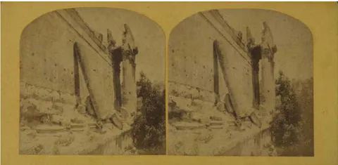 Figura 5: Dôme de Milano – sem data - Fundação Biblioteca Nacional Figura 6: Templo de Júpiter, Ruínas de Baalbeck, Líbano, sem data - Fundação Biblioteca Nacional