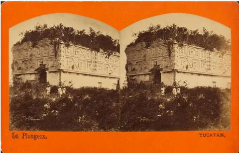 Figura 8: Views of the Penna. Oil Region: refining oil – [1875] - Fundação Biblioteca Nacional Figura 9: Le Plongeon - Ruins of Uxmal: North end and West façade of the Governor's House – [1873] - Fundação Biblioteca Nacional