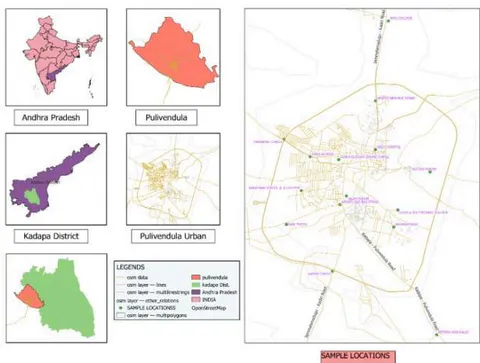 Fig.1: Locations of water sample station