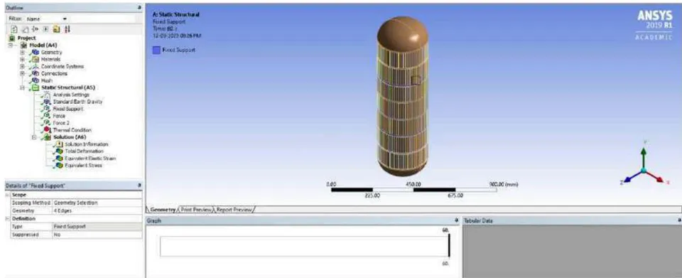 Figure 32: Fixed Support for LH2 Tank