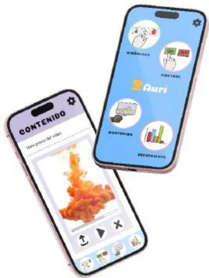 Fig. 9: Mobile app of Auri.