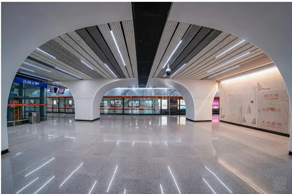 Fig 4: Wuhan Xujiapeng subway station