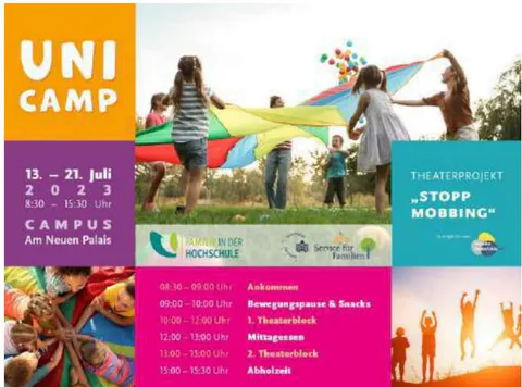 Figure 3: The recruitment flyer for the summer camp (source: Giera)