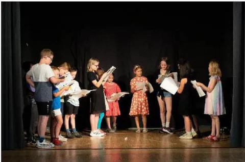 Figure 6: Performance as reading theatre