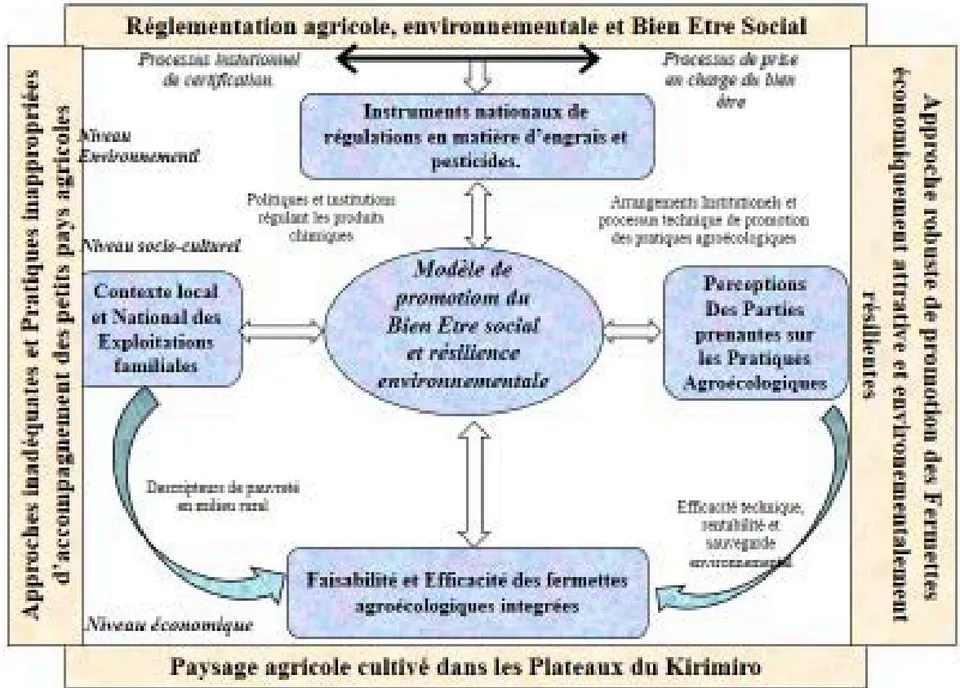 Figure 1: Cadre diagrammatique de l'investigation (adapté de Ngendakumana et al., 2014)
