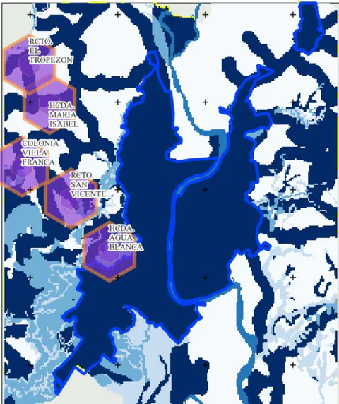 Figure 10: Modeling of Quevedo's urban expansion projection for the 2070 scenario.