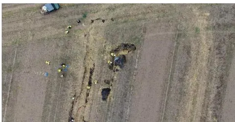 Figure 3: UAV-Captured Post-Disaster Field with Emergency Responders